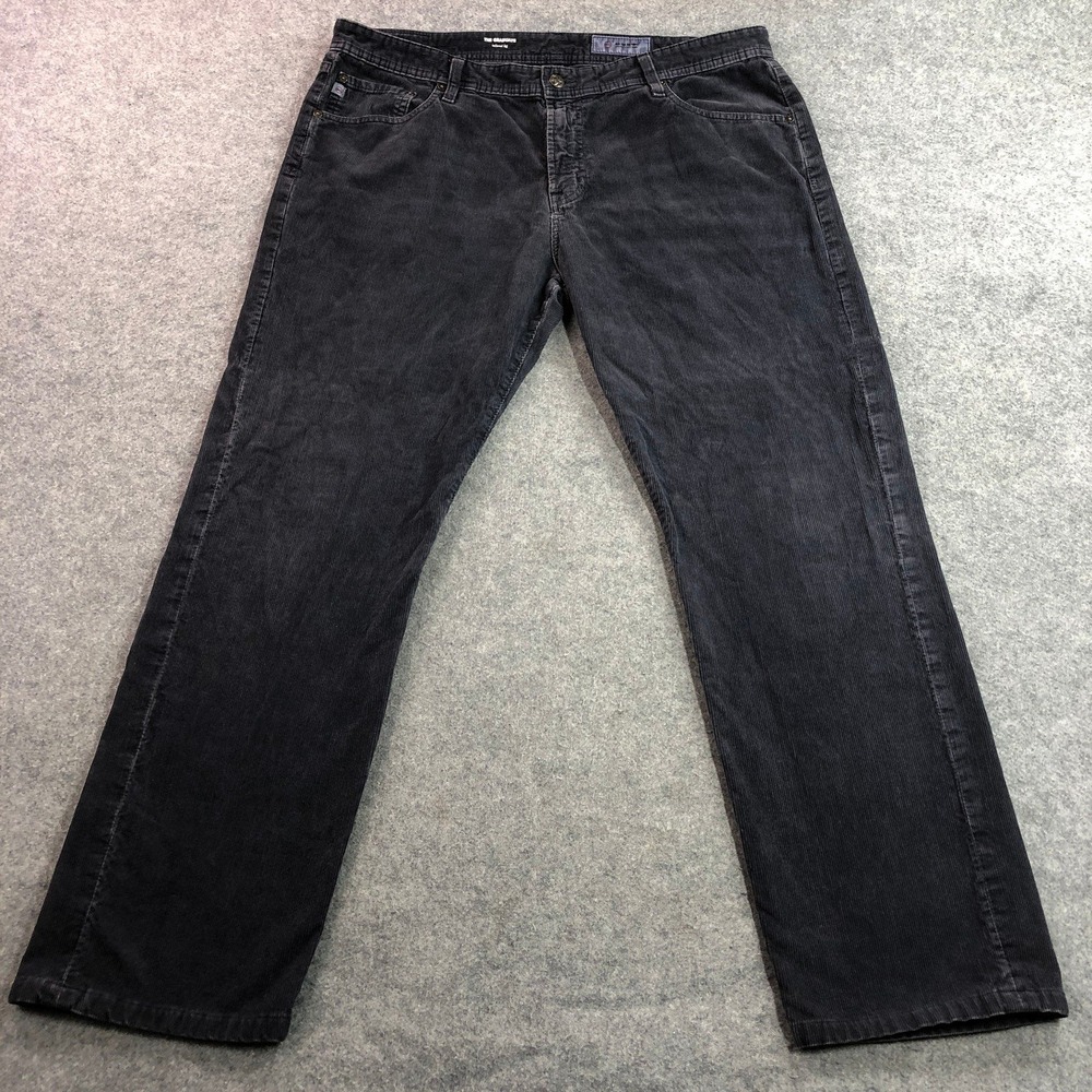 AG Adriano The Graduate Mens Corduroy Pants 38R (Fits 40x31) Tailored Navy Blue